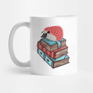 'Book Nerd Hedgehog' Lovely Book Worm Gift Mug